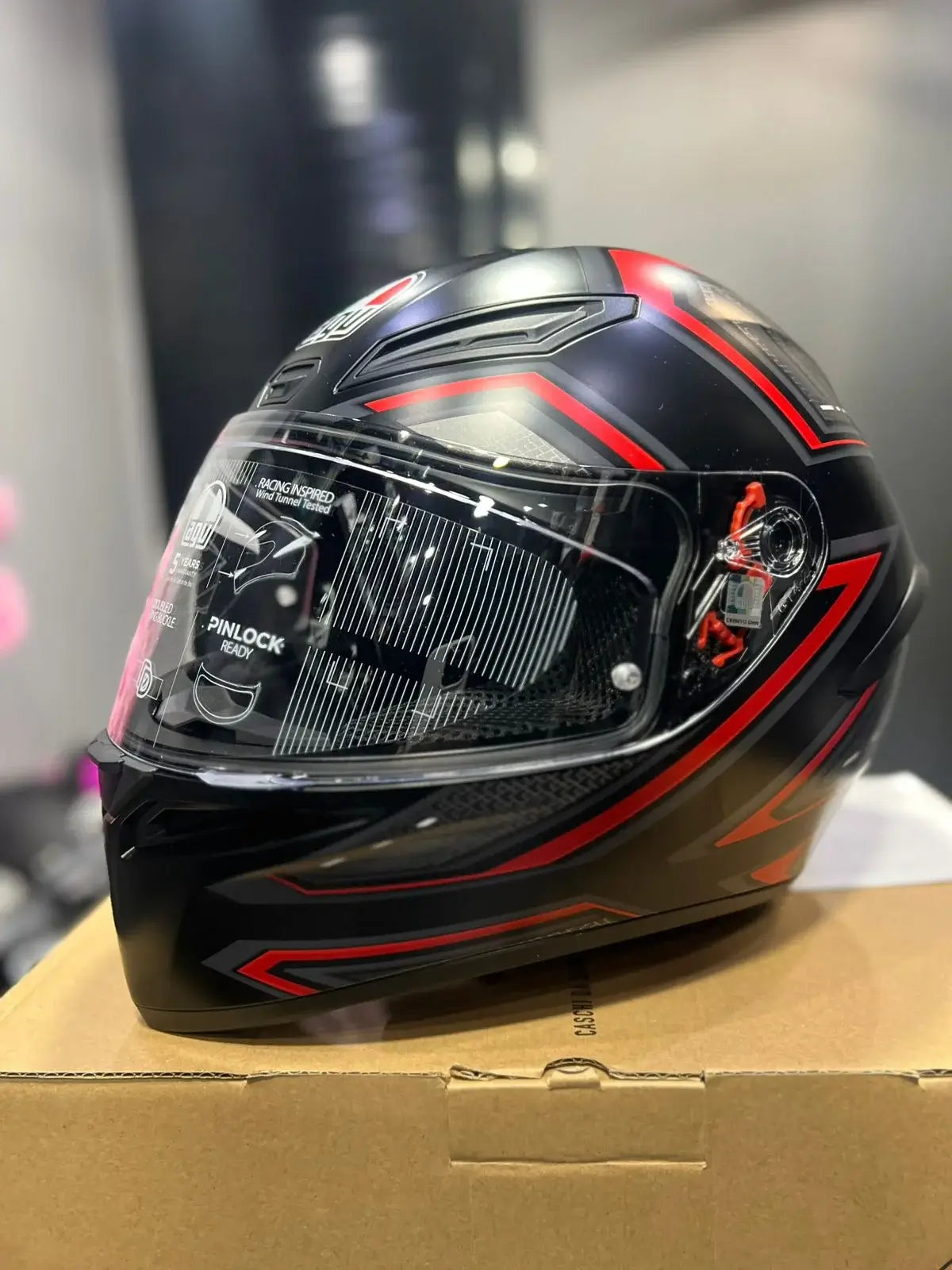 Casco AGV K1-S Sling Rojo 3