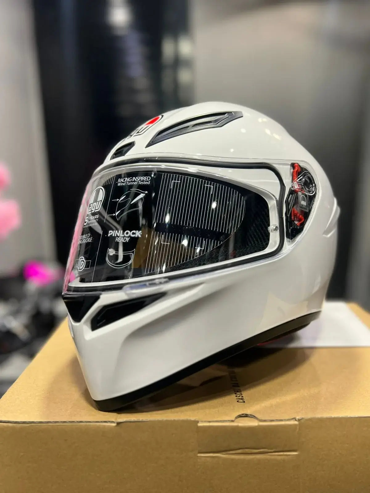 Casco AGV K1-S Solid Blanco 3