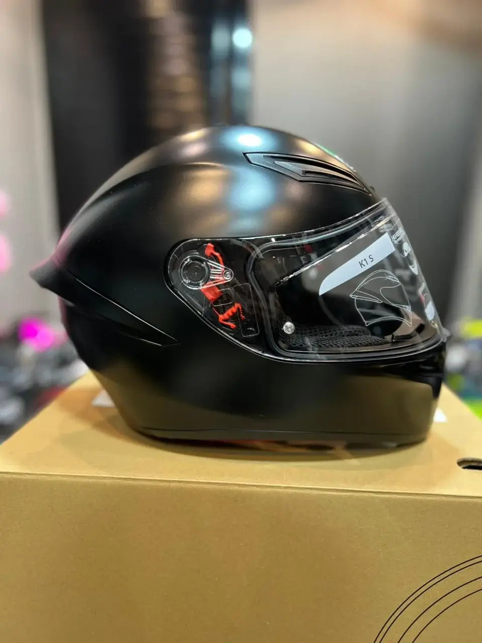 Casco AGV K1-S Solid Negro Mate 2