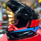 Casco ALPINESTARS SM5 Negro Rojo y Azul 3