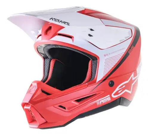 Casco ALPINESTARS SM5 Rojo Blanco