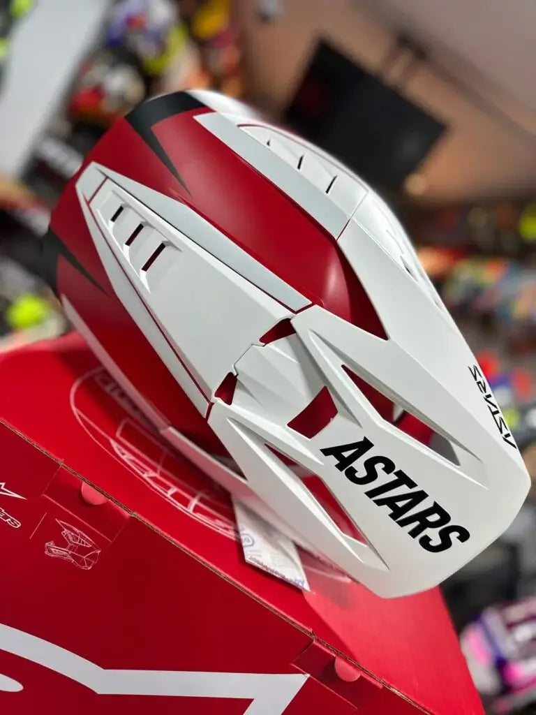 Casco ALPINESTARS SM5 Rojo Blanco 4