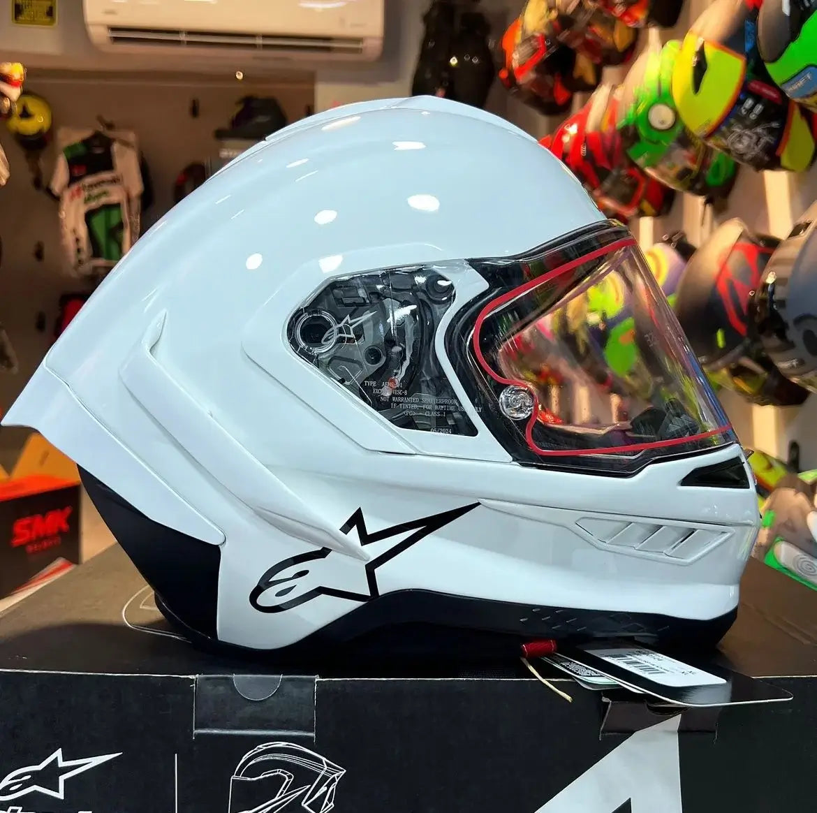 Casco ALPINESTARS Supertech R10 Blanco 2