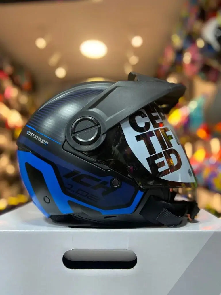 Casco Abierto ICH 102 Nextside Azul
