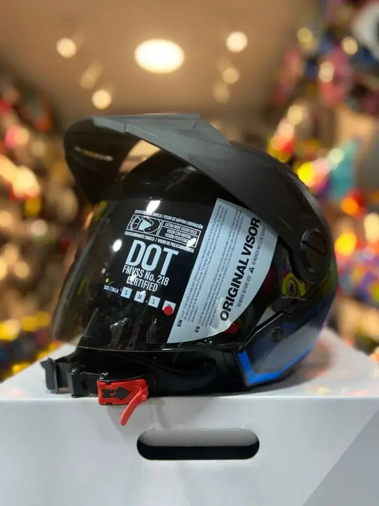 Casco Abierto ICH 102 Nextside Azul 2