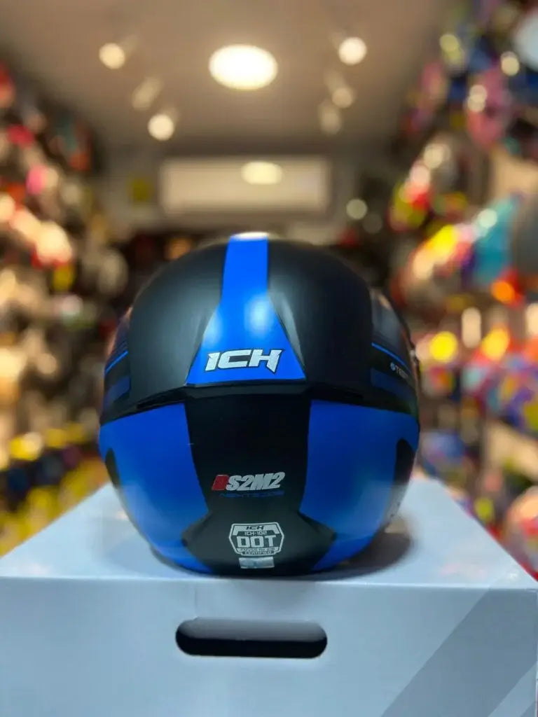 Casco Abierto ICH 102 Nextside Azul 3