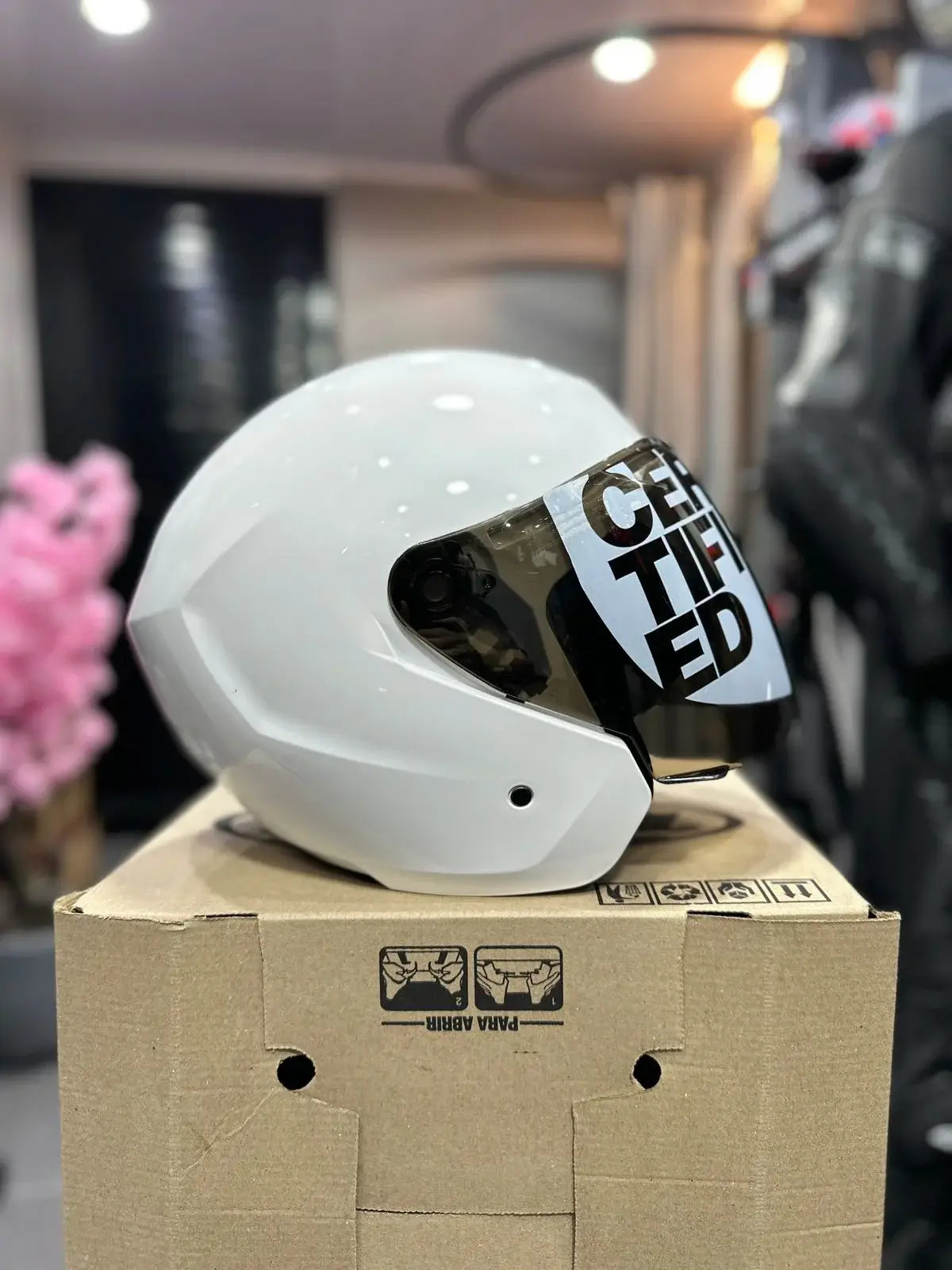 Casco Abierto TECH T-10 Blanco