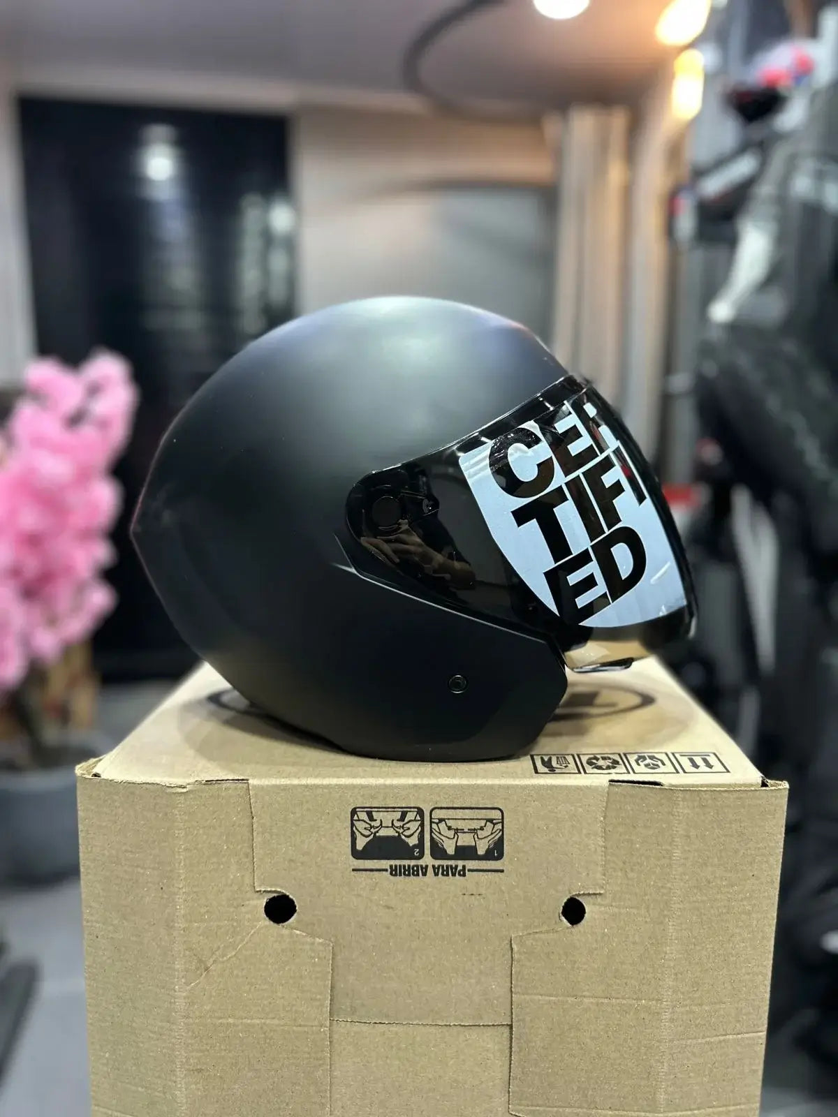 Casco Abierto TECH T-10 Negro Mate