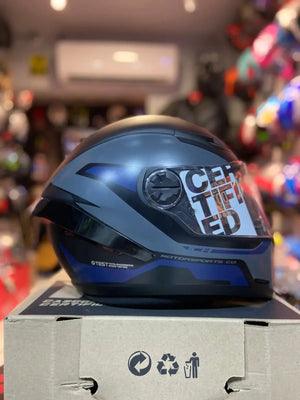 Casco Cerrado ICH 501 Hed Azul
