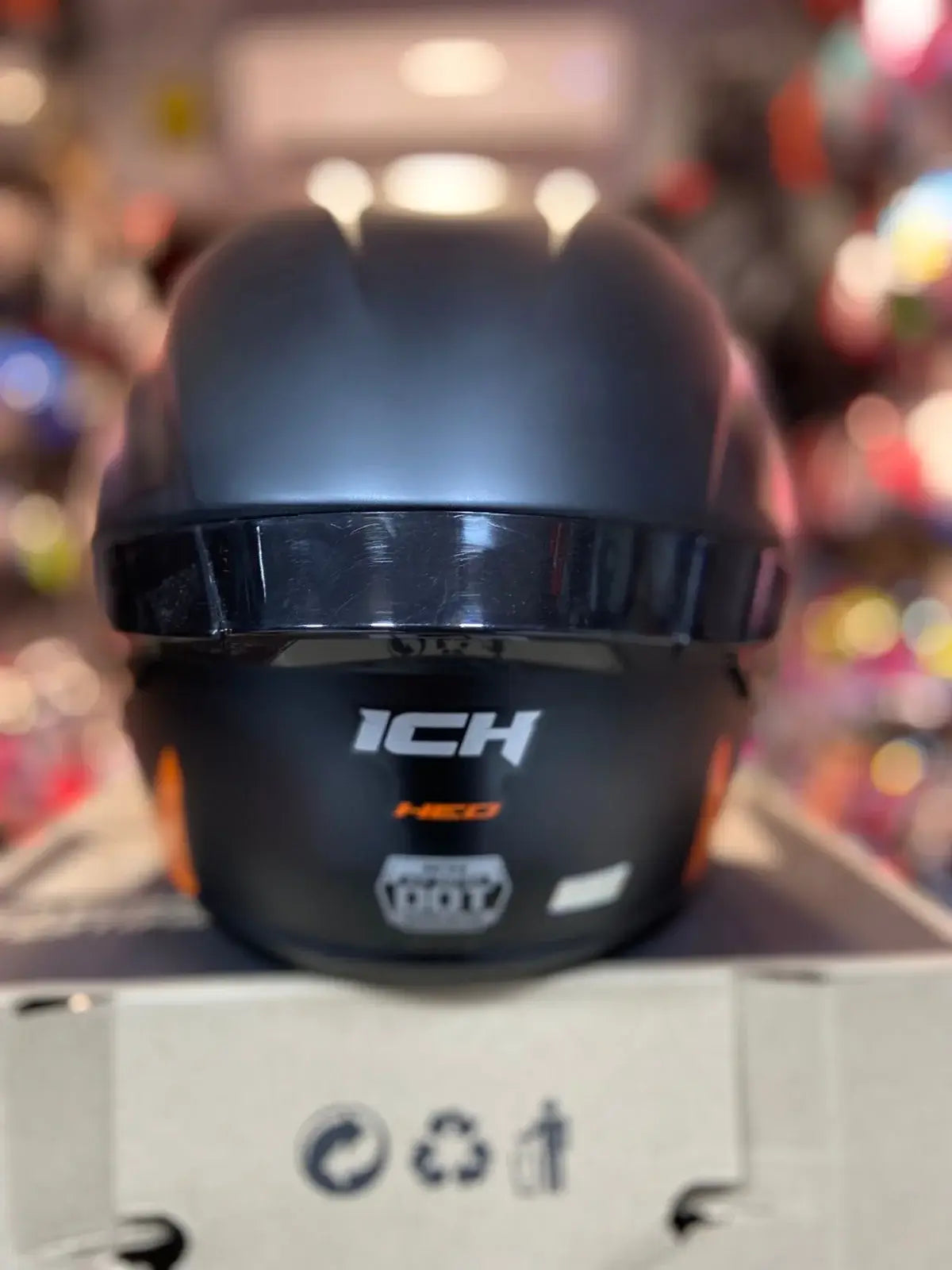Casco Cerrado ICH 501 Hed Naranja 3