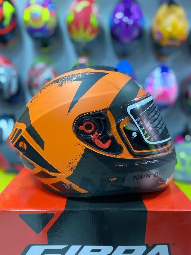 Casco Integral NZI Trendy Canadian Naranja
