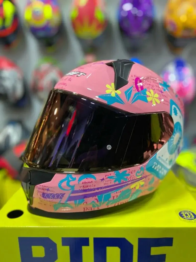 Casco Integral SHAFT 560 Evo Rosado 2