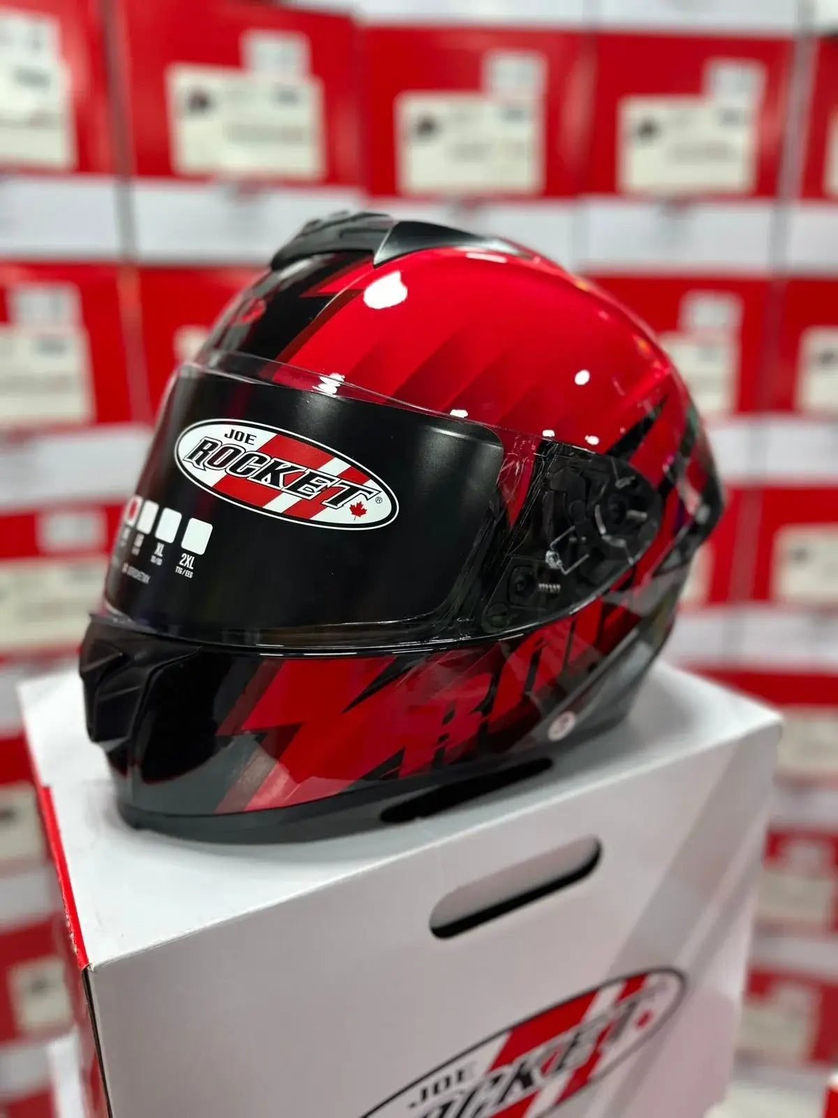 Casco JOE ROCKET - RKT 100 Rojo 2