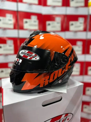 Casco JOE ROCKET – RKT 100 Naranja 2