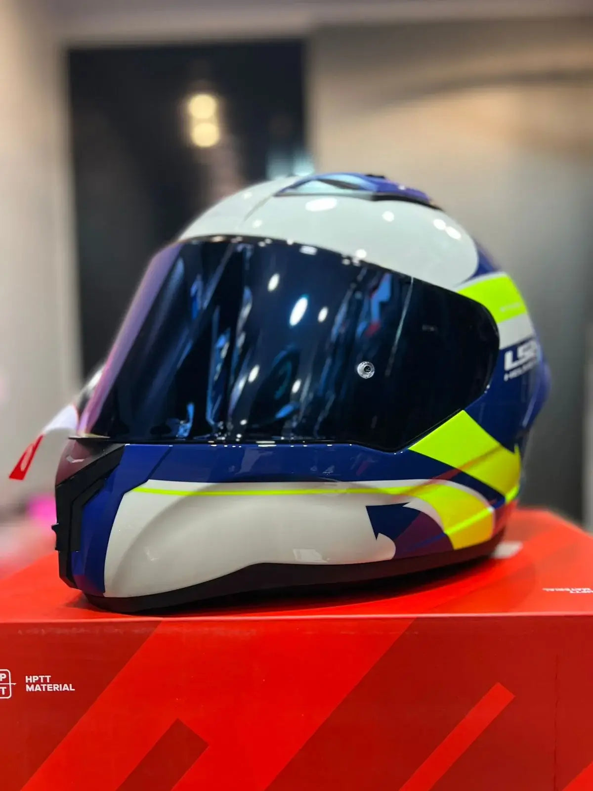 Casco LS2 FF810 Vigo Vision Azul Verde 2