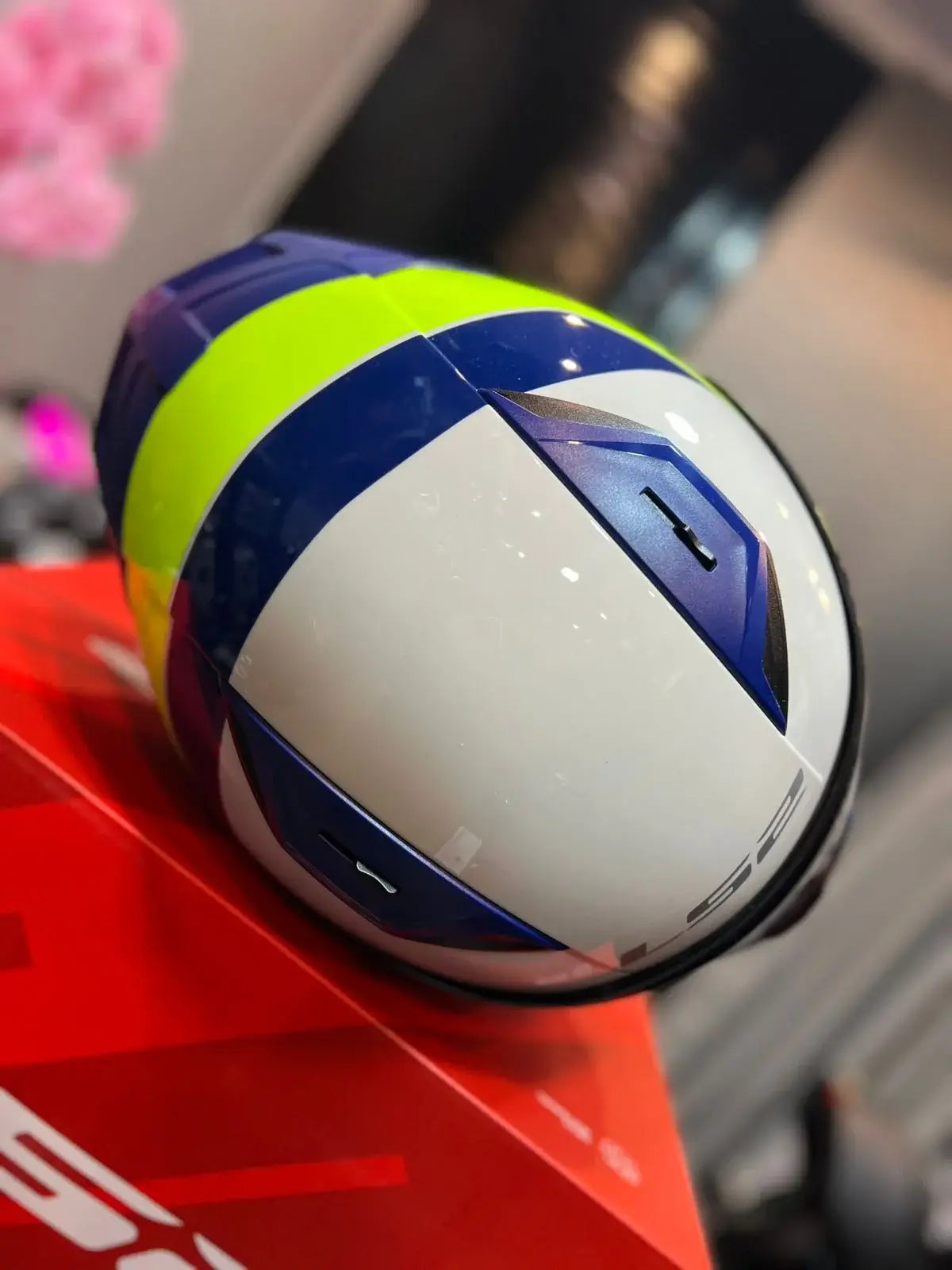 Casco LS2 FF810 Vigo Vision Azul Verde 3