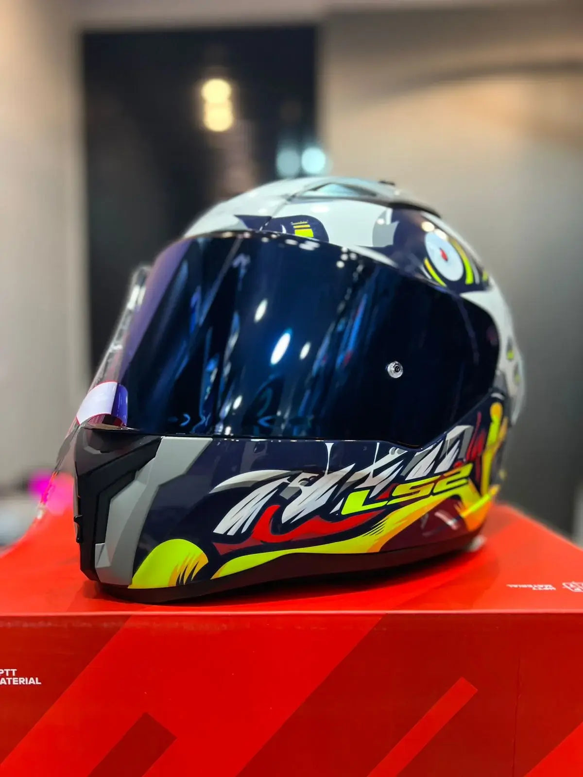 Casco LS2 FF810 Vigo X-Kull Gris Amarillo 2