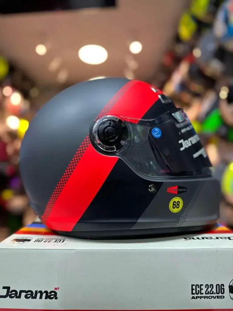 Casco MT Jarama Gris Rojo