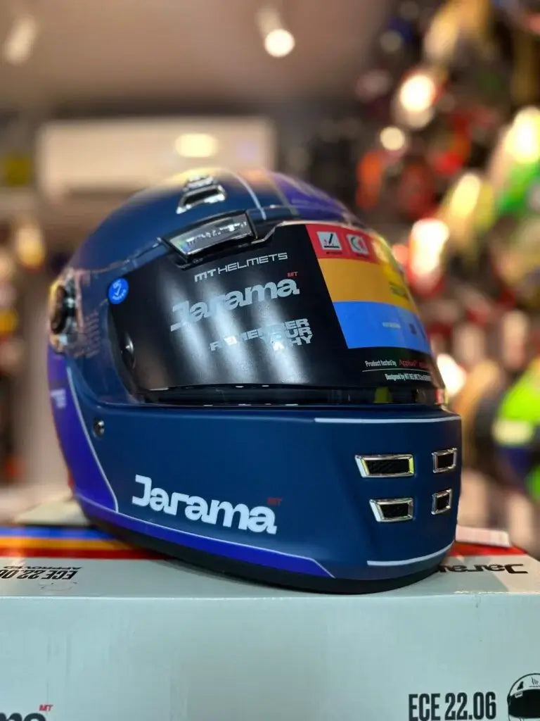 Casco MT Jarama Ride Route Azul 2