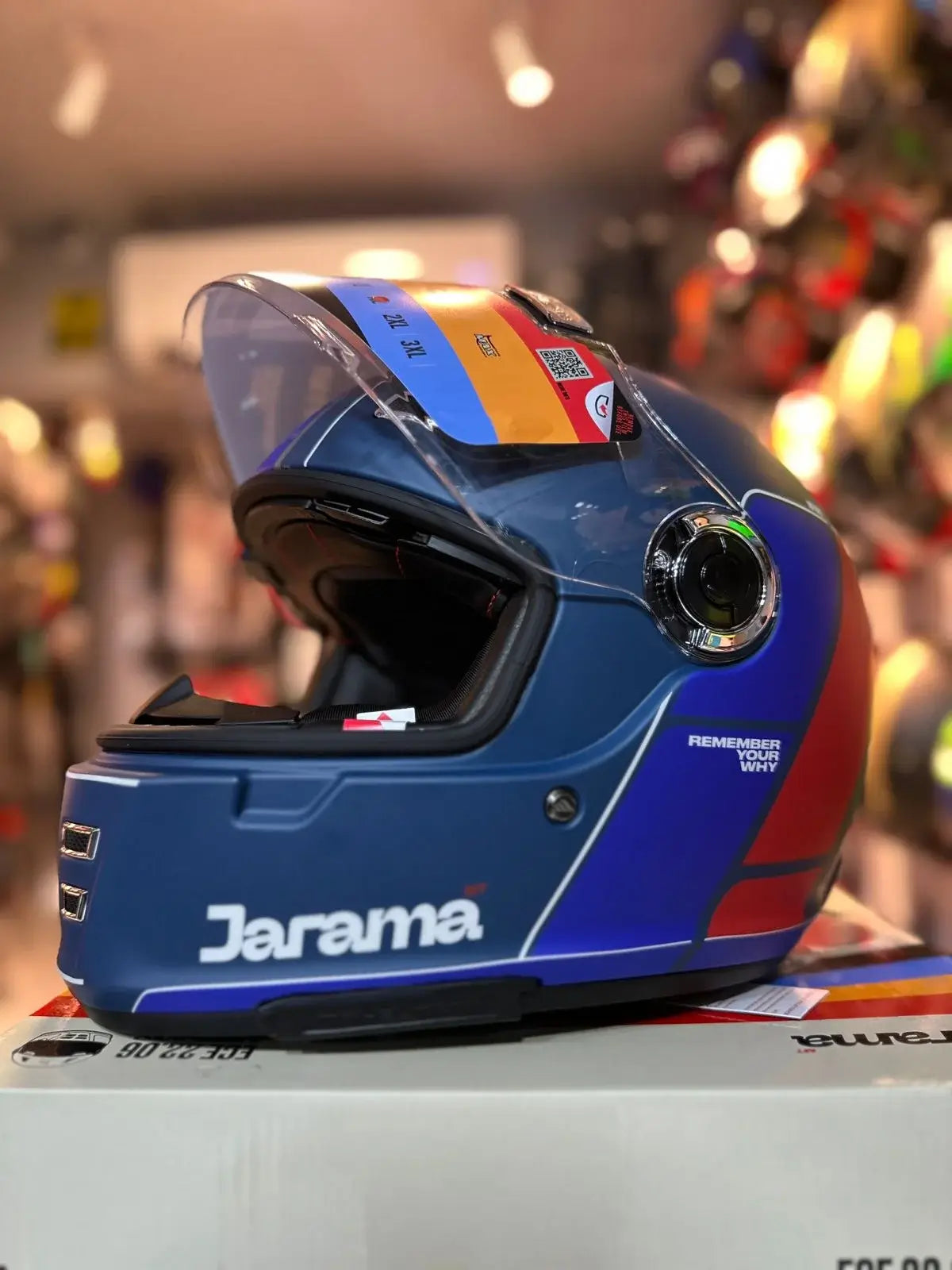 Casco MT Jarama Ride Route Azul 3