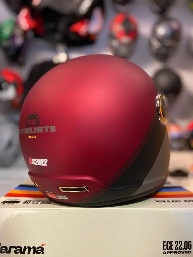 Casco MT Jarama Vinotinto 4