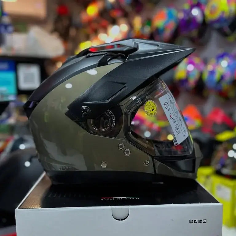 Casco NOLAN N702X Oliva 3
