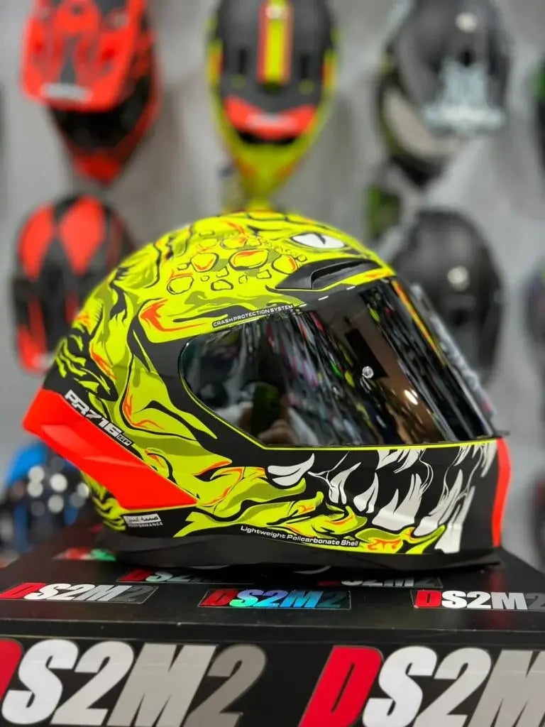 Casco PRO RIDER 716SP Tatsu Amarillo + Pinlock