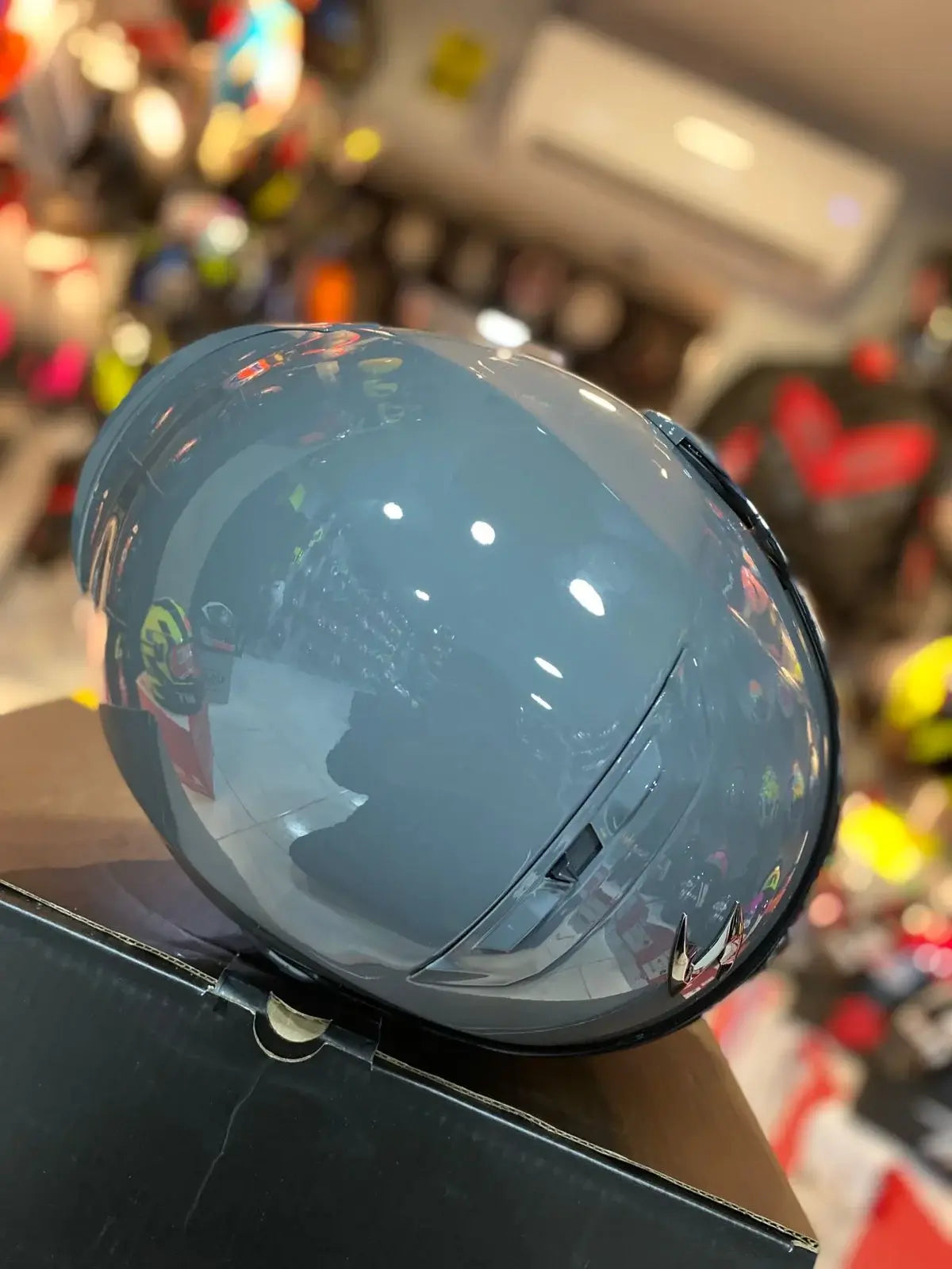 Casco SCORPION Covert Fx Gris brillante 4