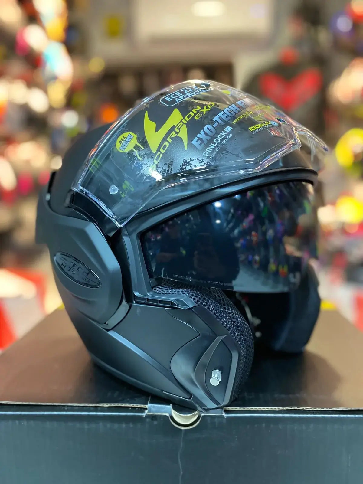 Casco SCORPION EXO-TECH Negro Mate 4