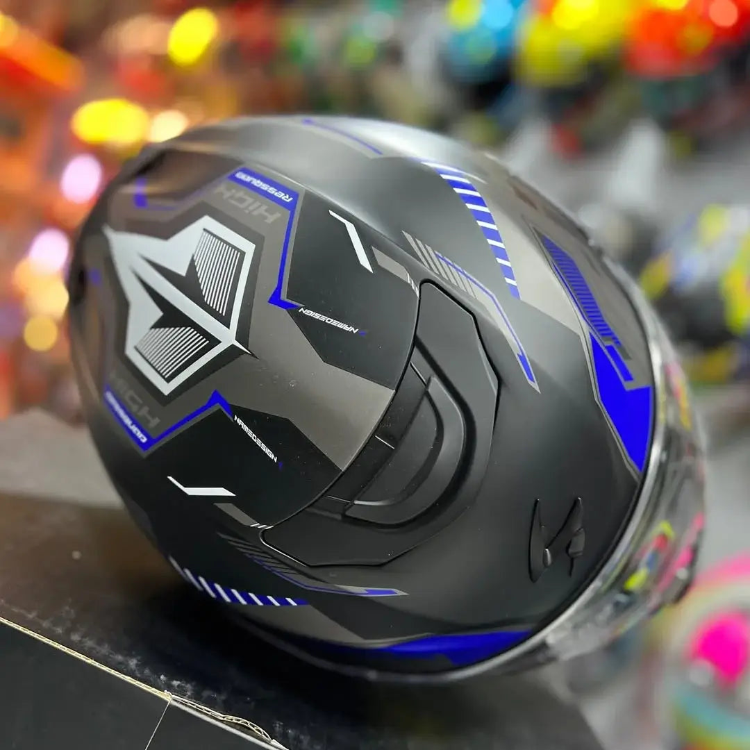 Casco SCORPION EXO 391 Haut Negro Azul 2