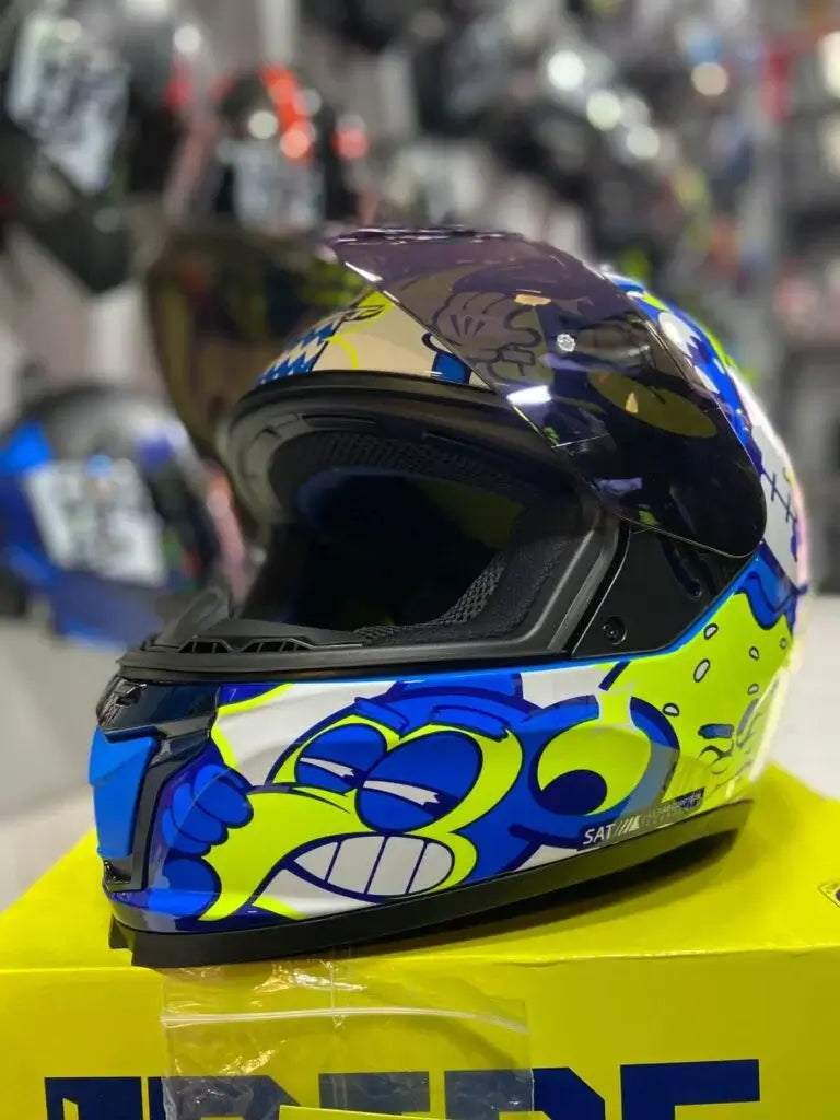 Casco SHAFT 559 Dimon Azul 2