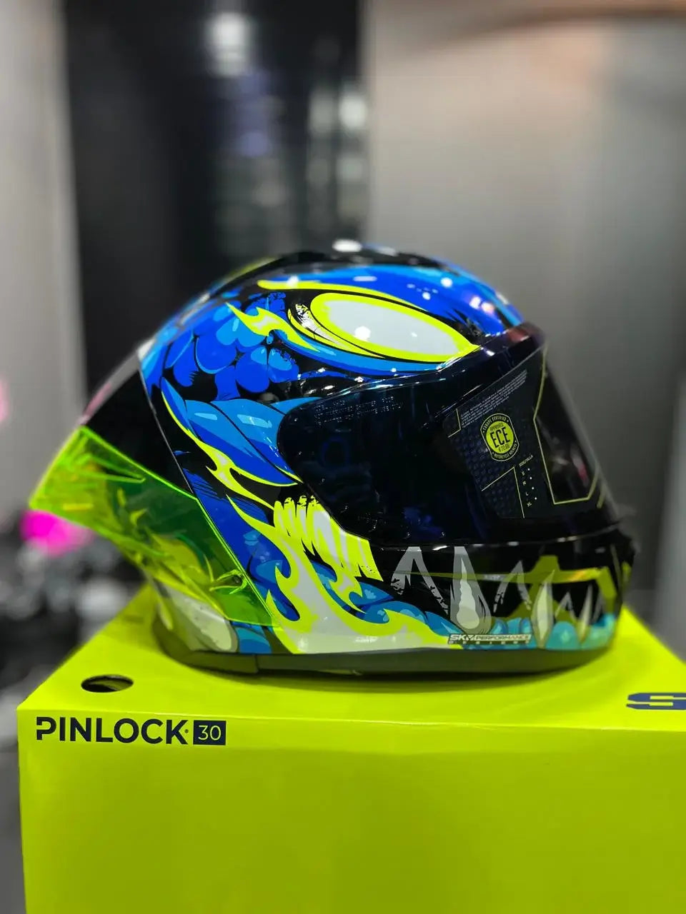 Casco SHAFT 596SP Tiamat Azul