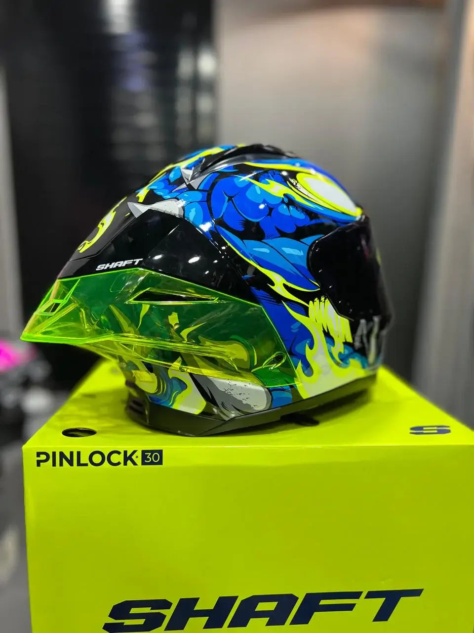 Casco SHAFT 596SP Tiamat Azul 3