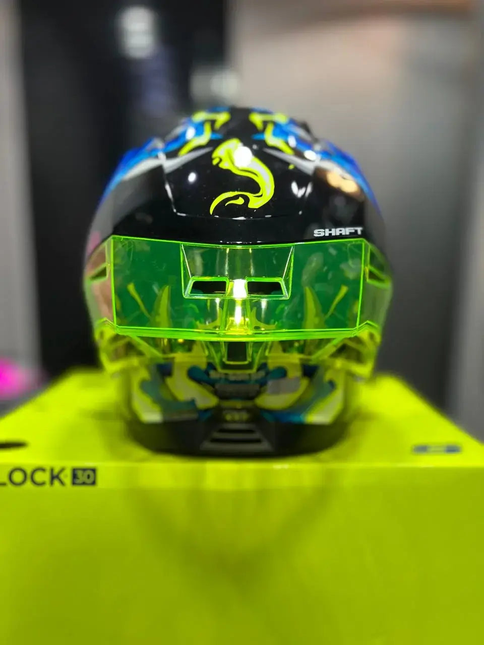 Casco SHAFT 596SP Tiamat Azul 4