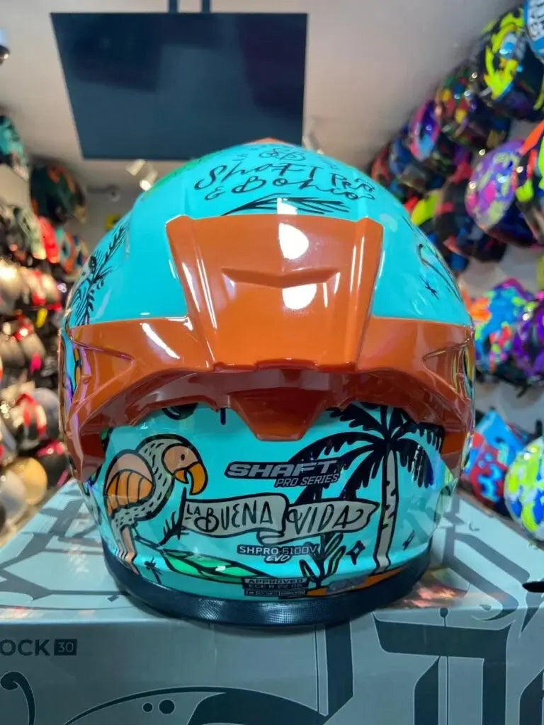 Casco SHAFT PRO SERIES 610DV Buena Vida Turquesa 4