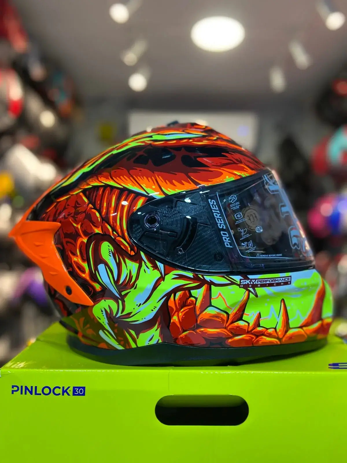 Casco SHAFT PRO SERIES 610DV Firepit Naranja