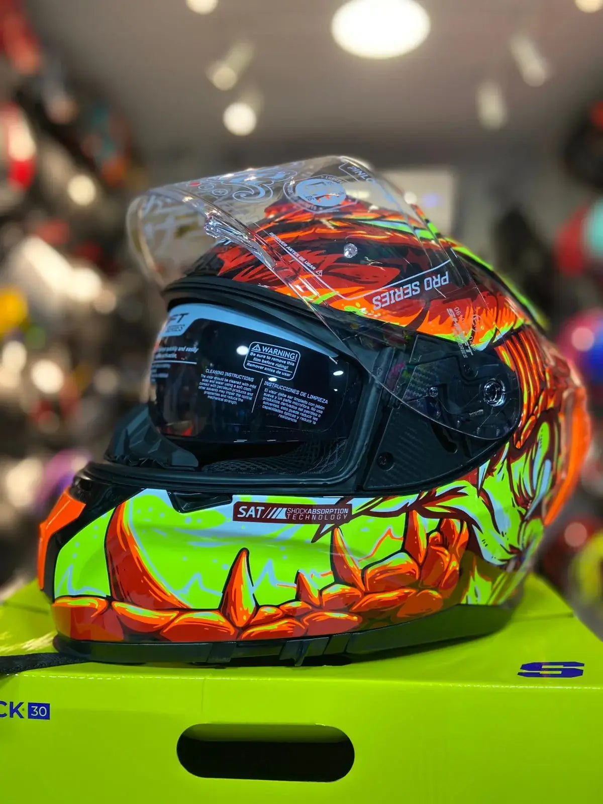 Casco SHAFT PRO SERIES 610DV Firepit Naranja 2