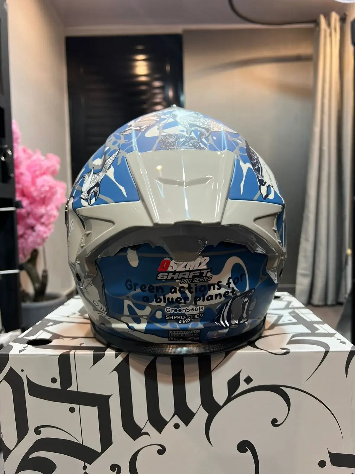 Casco SHAFT PRO SERIES 610DV GreenSouls Azul 4