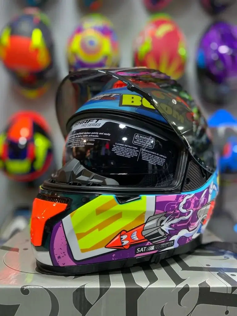 Casco SHAFT PRO SERIES 610DV Warz One Azul | DS2M2 Cascos y Accesorios