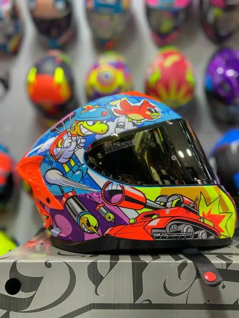 Casco SHAFT PRO SERIES 610DV Warz One Azul | DS2M2 Cascos y Accesorios 3