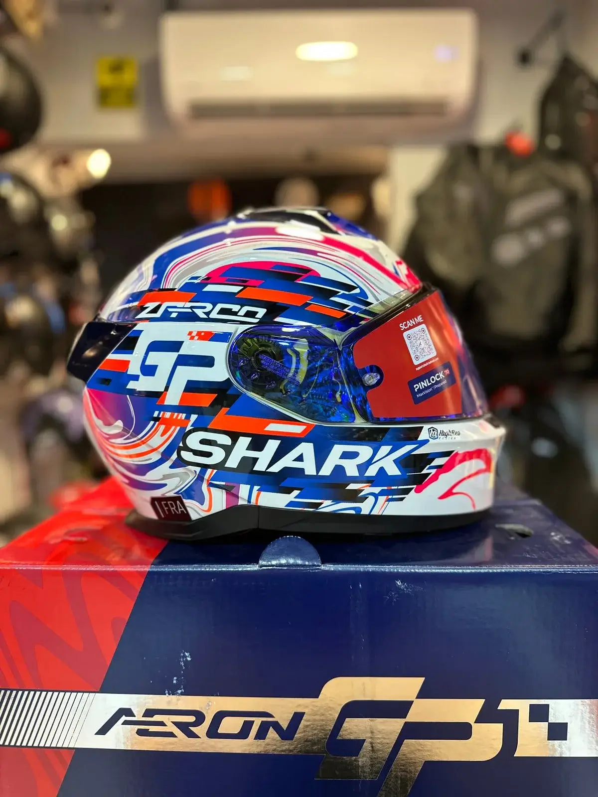Casco SHARK Skwal i3 Réplica Zarco GP de Francia 2