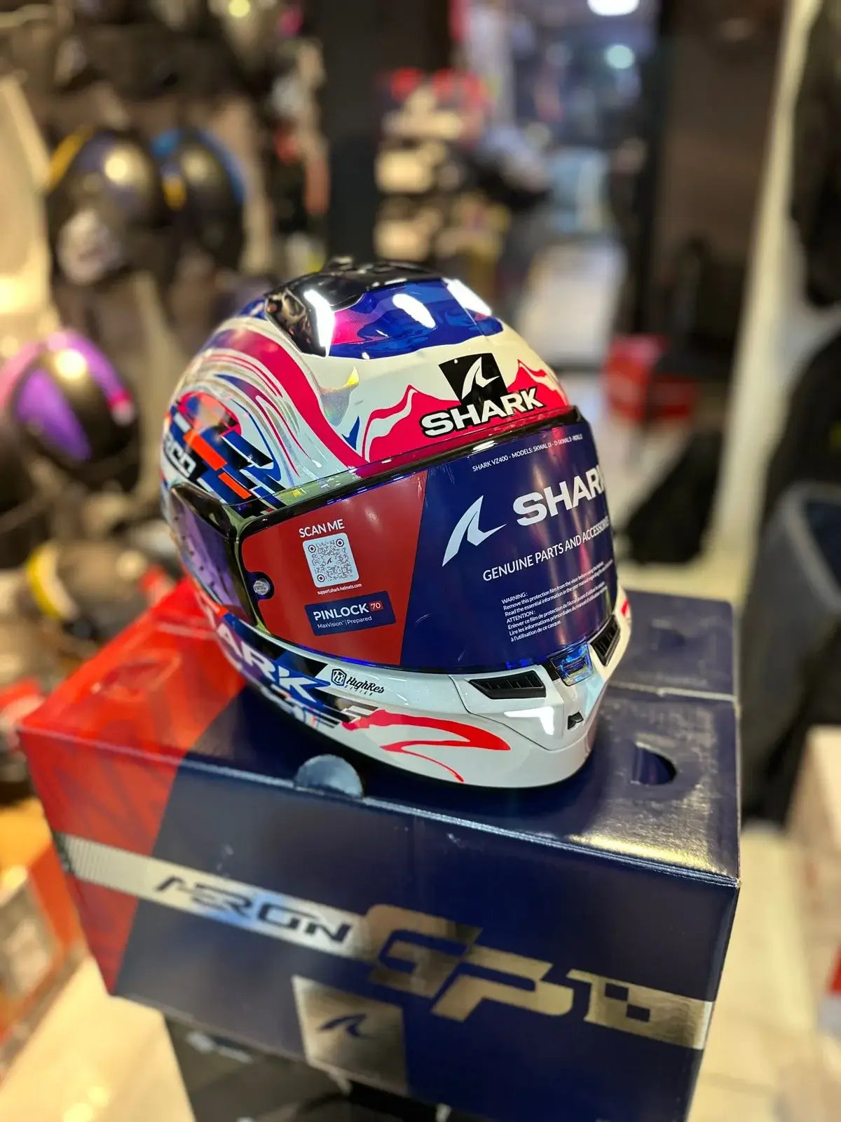 Casco SHARK Skwal i3 Réplica Zarco GP de Francia 3