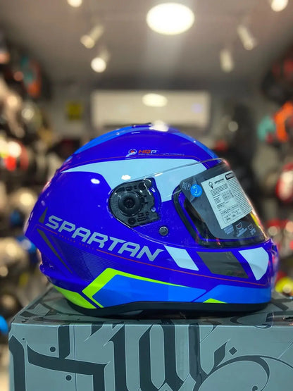 Casco SPARTAN Draken Azul