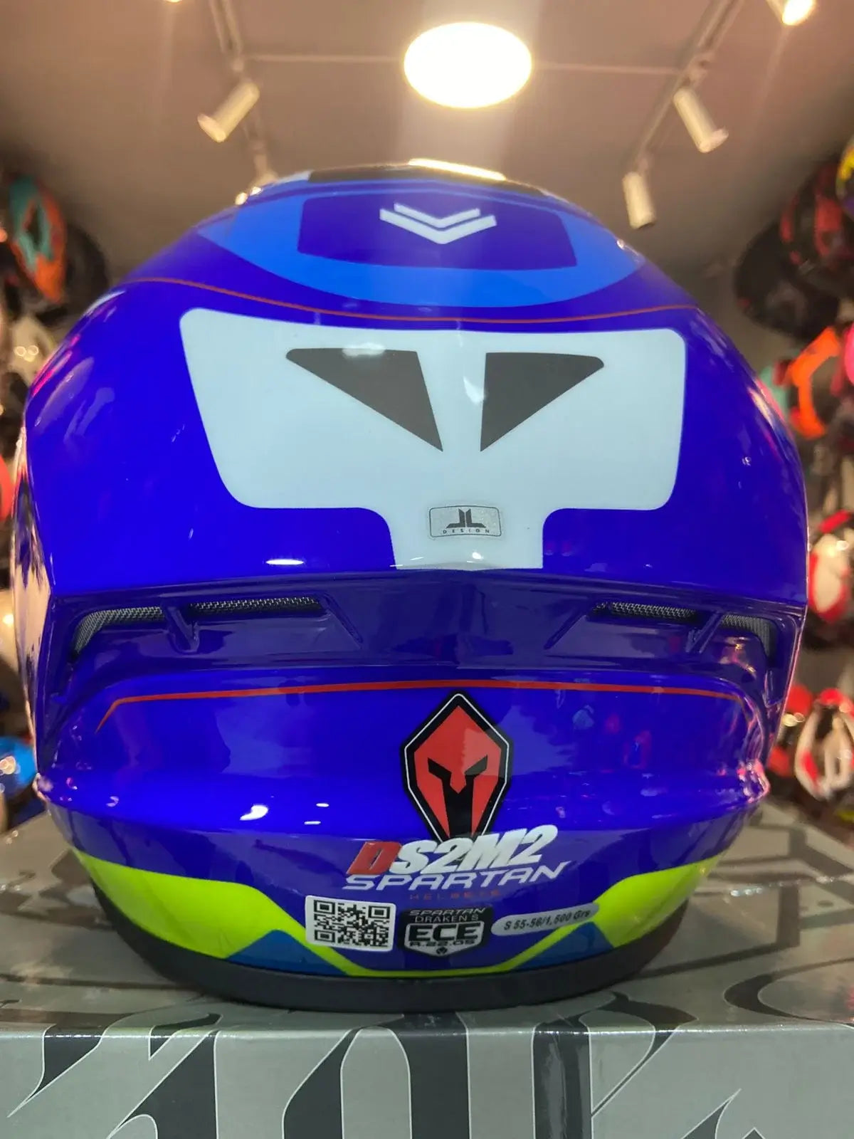 Casco SPARTAN Draken Azul 4