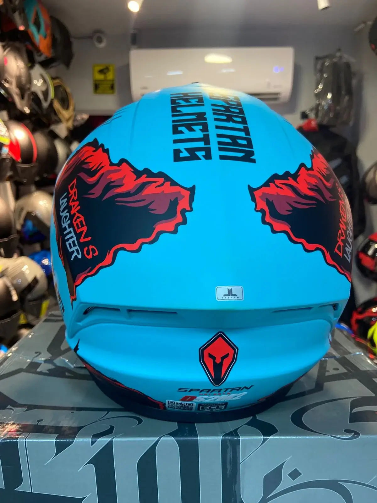 Casco SPARTAN Draken Turquesa 4