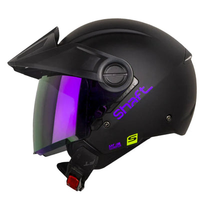 Casco SHAFT 212 Solid Negro Morado