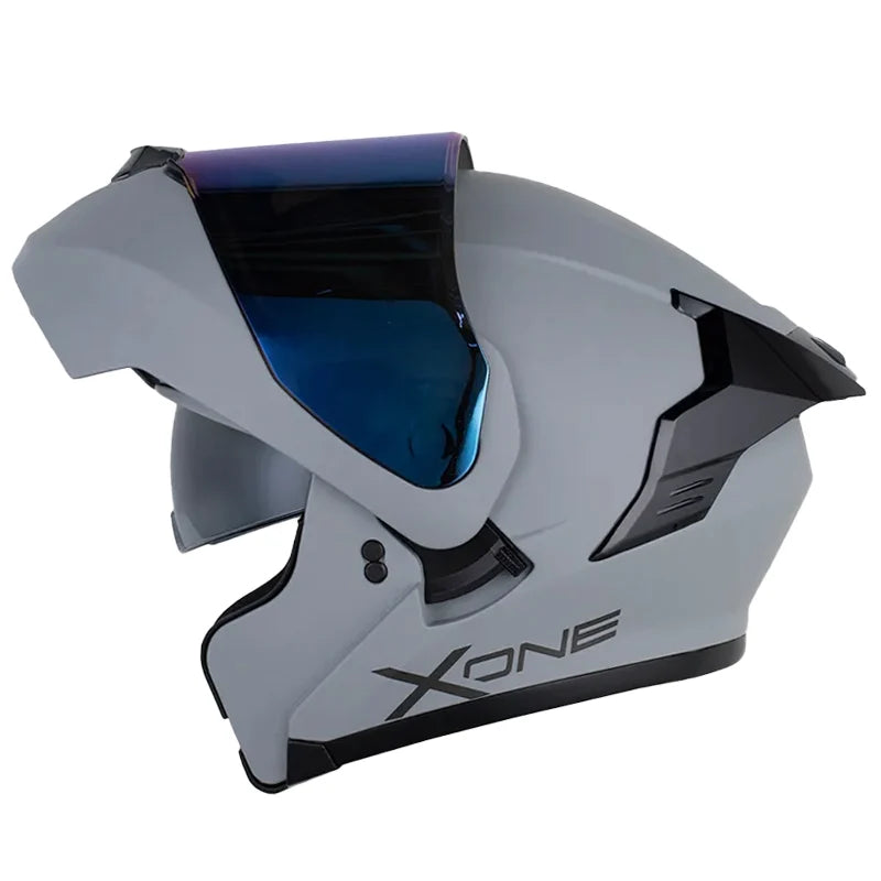 Casco X ONE 3000RS SOLID V2 - GRIS OSCURO