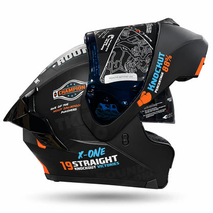 Casco X-ONE 3000 RP IRON - Negro Narajan Mate