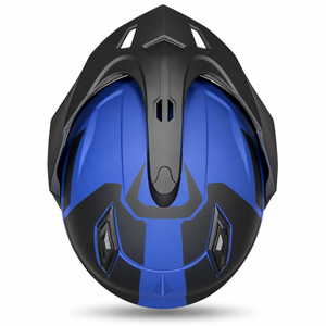 Casco SHAFT 227 Trial KUSK Azul Oscuro Negro