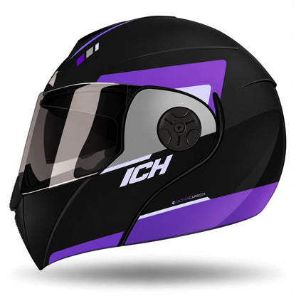 Casco Abatible ICH 3110 STORMY - Negro Morado
